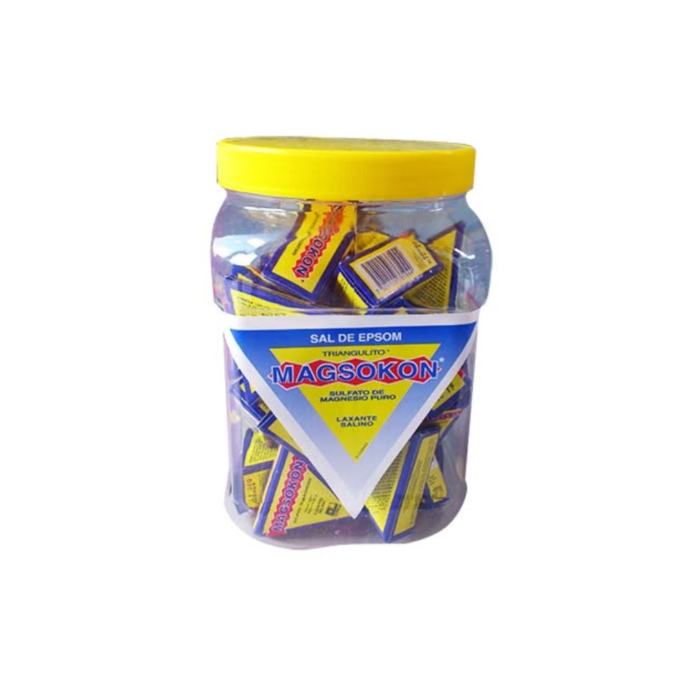 MAGSOKON EPSOM SALT (Pure Magnesium Sulfate) Jar 25 pieces