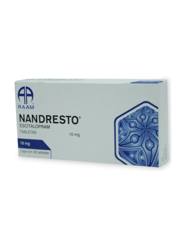NANDRESTO (ESCITALOPRAM) 10MG 28 TABLETS
