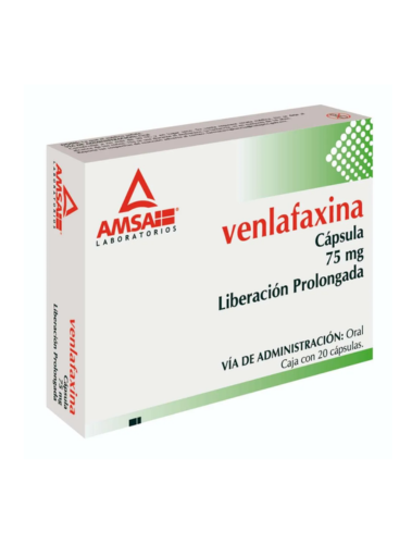 VENLAFAXINE 75MG 20CAPSULES