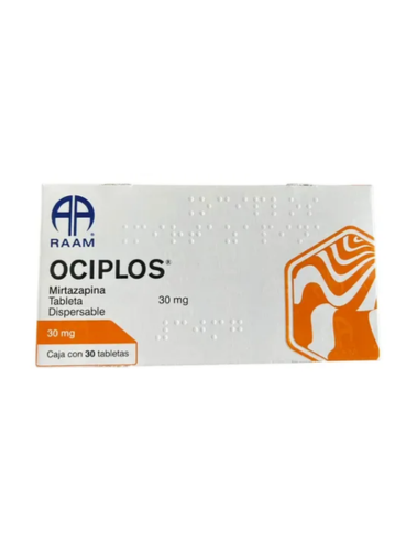 OCIPLOS (MIRTAZAPINE) 30MG 30 ORODISPERSIBLE TABLETS
