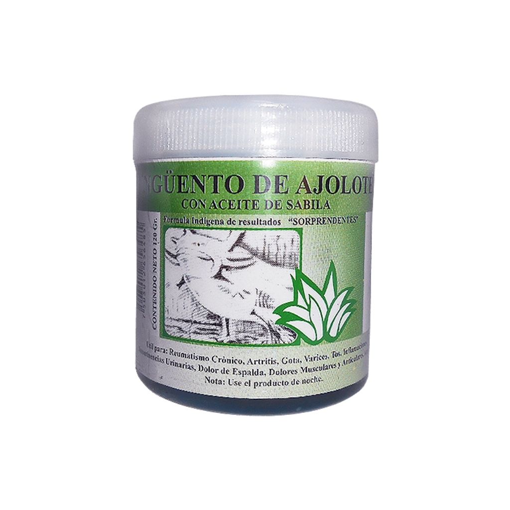 AJOLOTE OINTMENT AND ALOE VERA OIL 120 GR