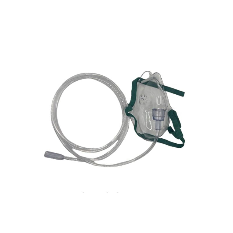 ADULT MEDIUM CONCENTRATION OXYGEN MASK, 2.1M SUPPLY TUBING, ELASTIC STRAP FIXATION SALTER LABS