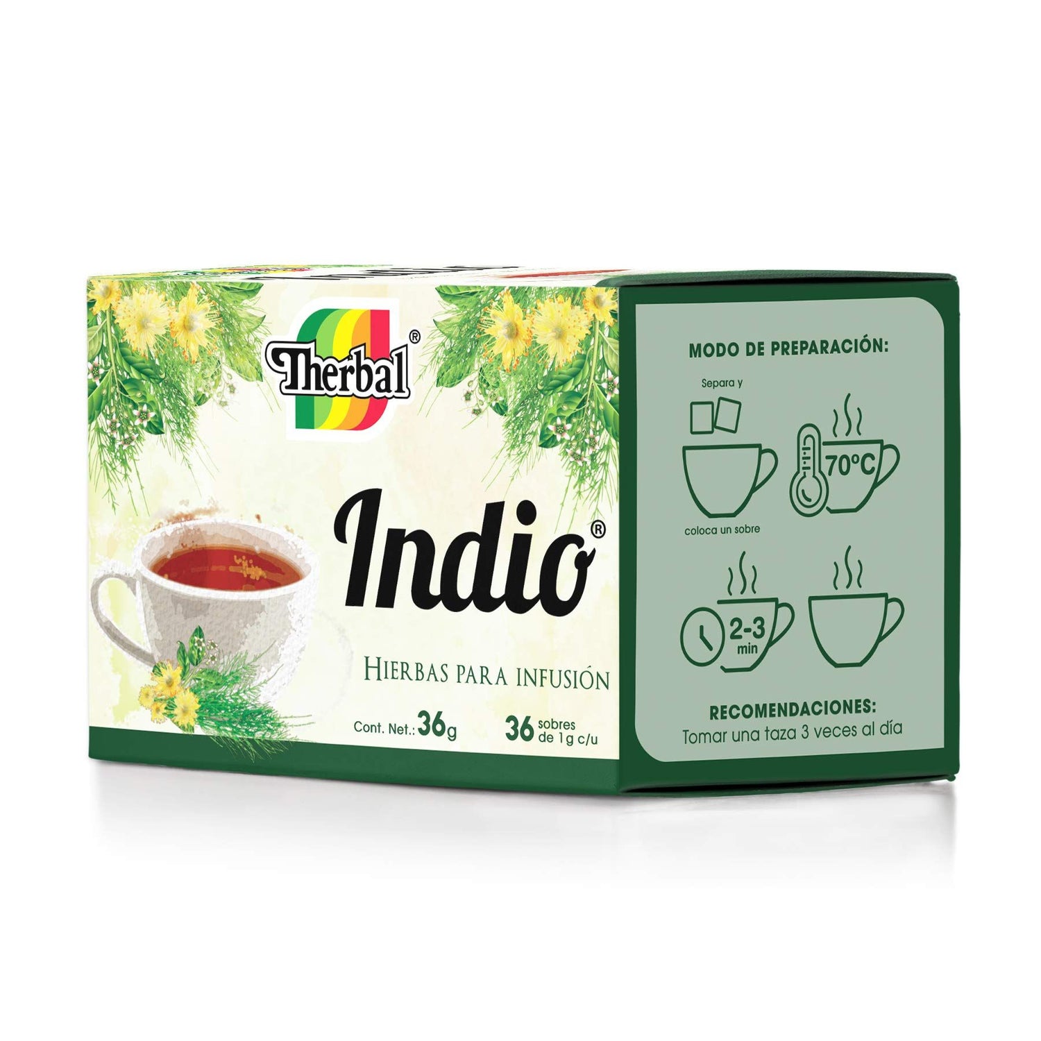 INDIO 36G WITH 36 SACHETS