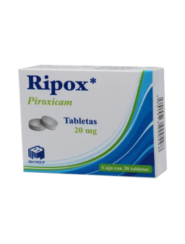 RIPOX (PIROXICAM) 20MG 20 TABLETS