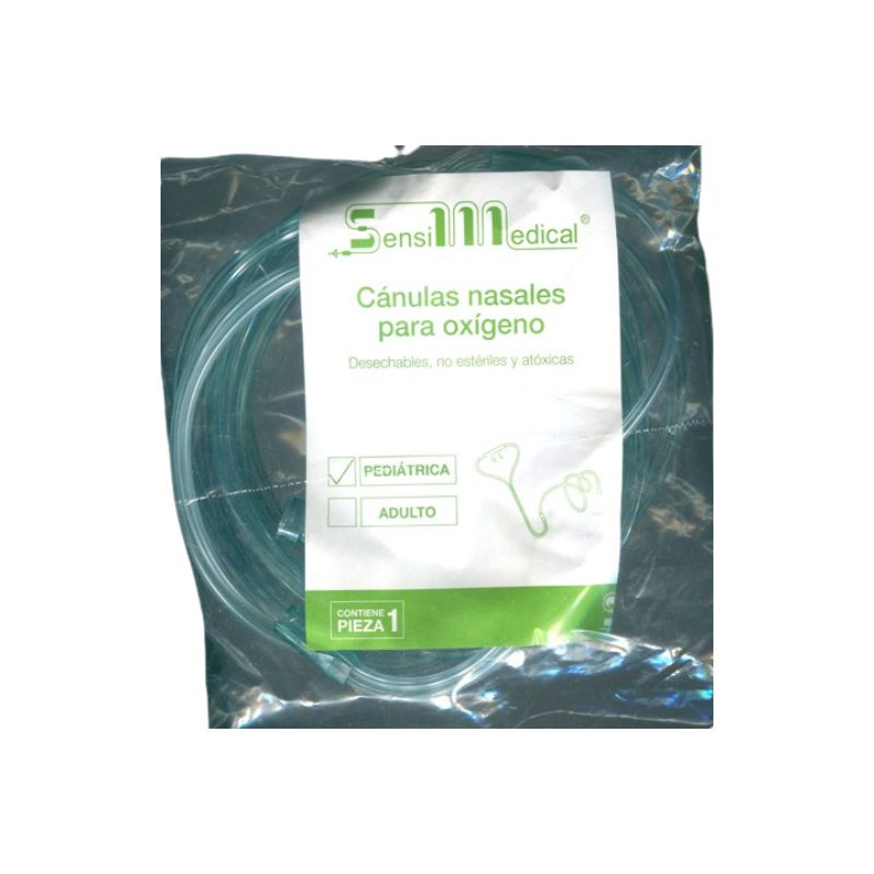 DISPOSABLE PEDIATRIC NASAL CANNULA FOR OXYGEN 1 PIECE