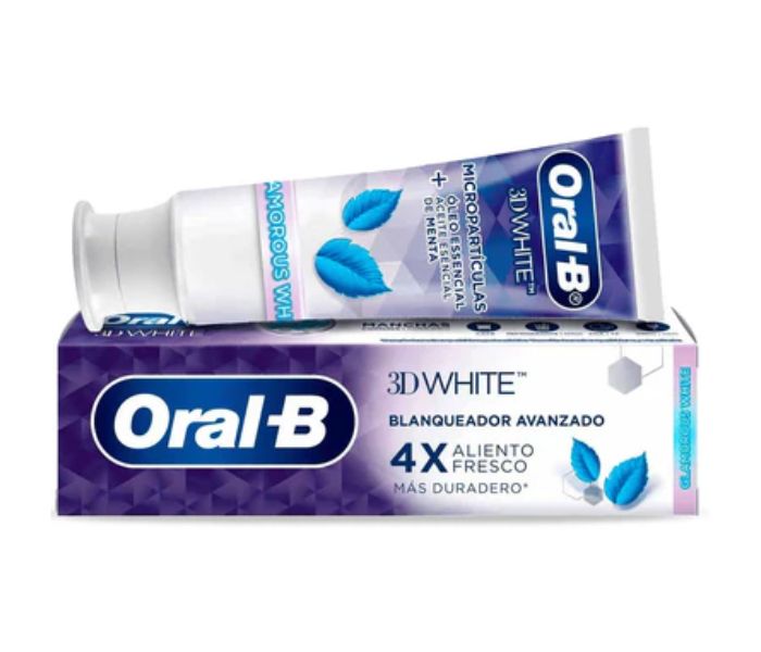 PASTA DENTAL ORAL B 3D GLAMOROUS WHITE 67 ML