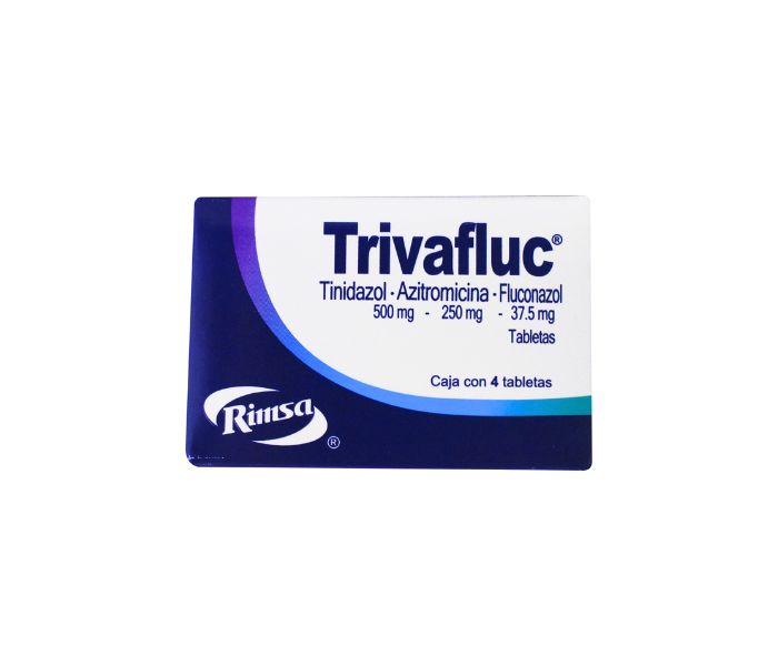 TRIVAFLUC (TINIDAZOLE/AZITHROMYCIN/FLUCONAZOLE) 4 TABLETS