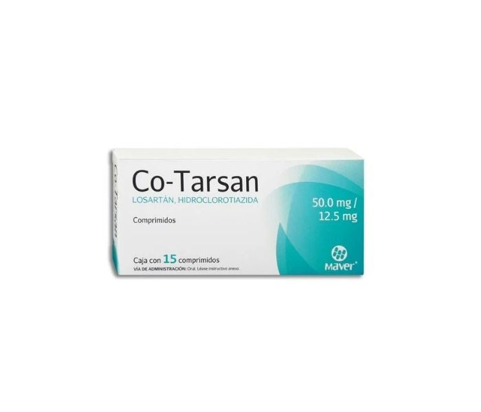 CO-TARSAN (LOSARTAN/HCTZ) 50.0MG/12.5MG 15 TABLETS