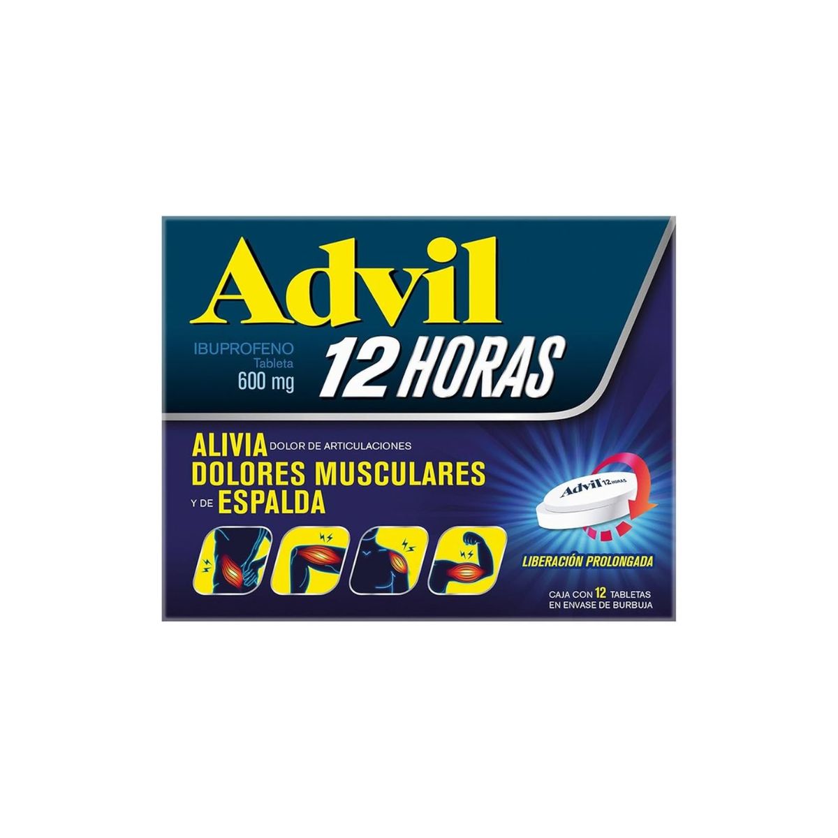 ADVIL 12H 600MG 6 TABS
