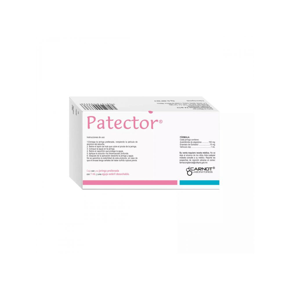 PATECTOR ROSA N.F. 75 MG / 5 MG INJECTABLE SOLUTION