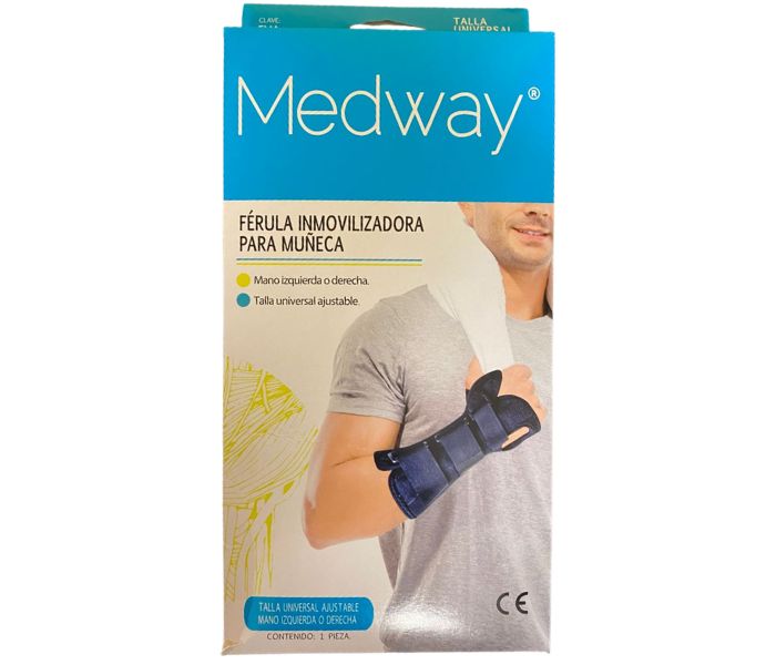 FÉRULA INMOVILIZADORA (MEDWAY) PARA MUÑECA UNIVERSAL 1 PZA