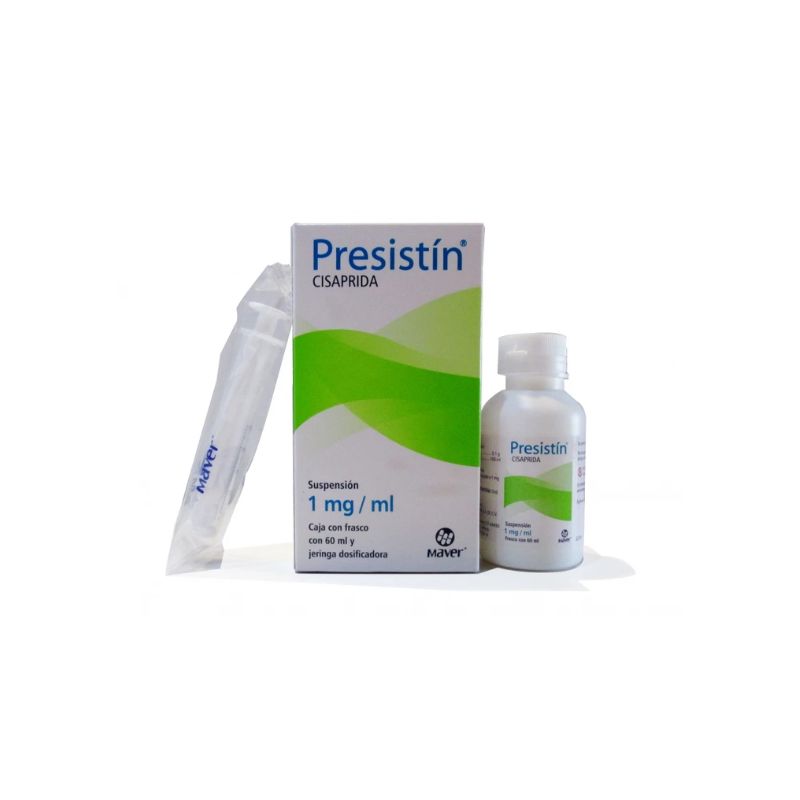 PRESISTÍN (CISAPRIDE) SUSPENSION 1mg/ml 60 ml INCLUDES DOSING SYRINGE