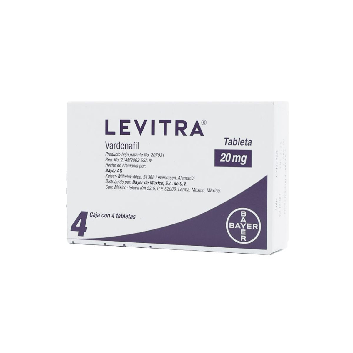 LEVITRA (VARDENAFIL) 20MG 4TAB