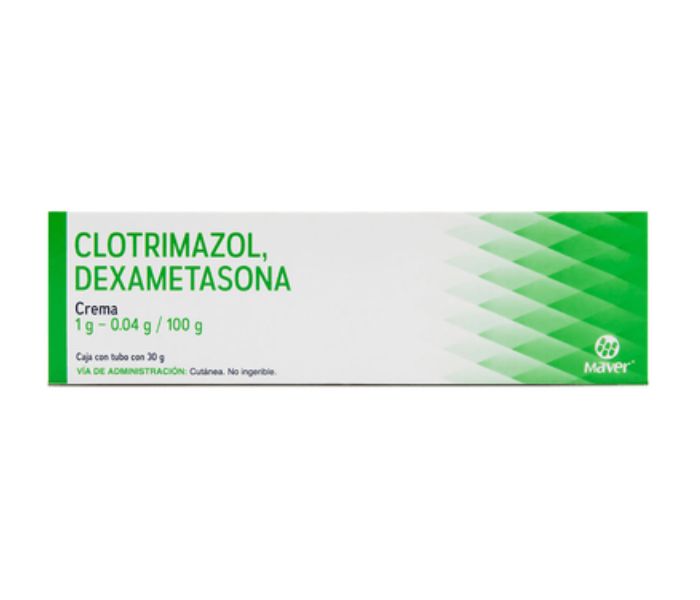 CLOTRIMAZOL/DEXAMETASONA (Maver) CREMA Tubo c/30G. 1-0.04G/100G