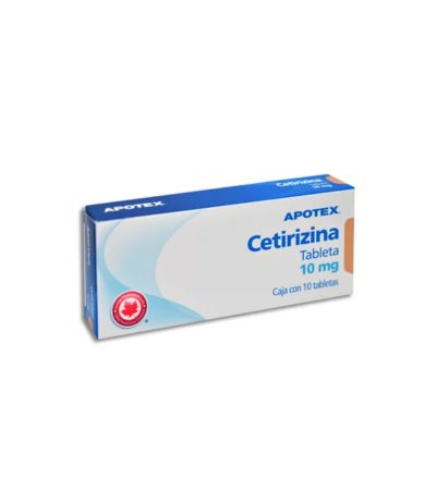 CETIRIZINE (ZYRTEC) 10MG 10 TABLETS