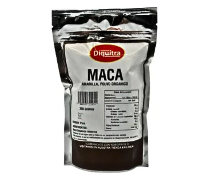 MACA AMARILLA POLVO ORGÁNICO (DIQUÍTRA) 250 G