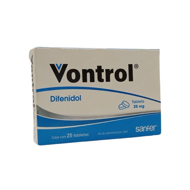 VONTROL (DIFENIDOL) 25MG 25 TABLETS