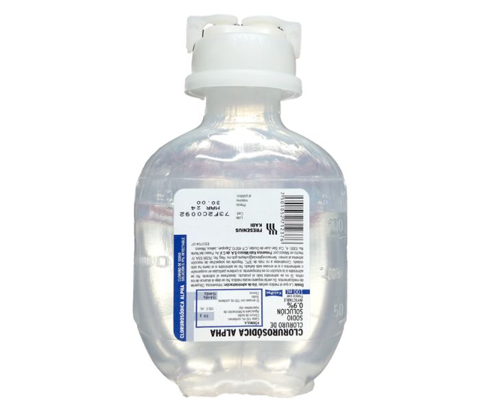 SOLUCIÓN INYECTABLE ALPHA (CLORURO DE SODIO) 100 ML