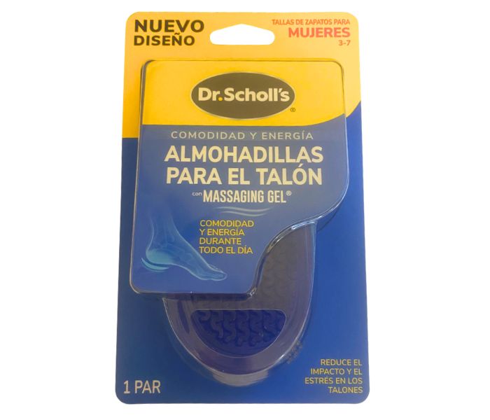 ALMOHADILLAS PARA EL TALÓN (DR. SCHOLL'S) 1 PAR TALLA 3-7