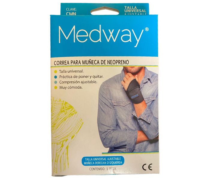 CORREA (MEDWAY) PARA MUÑECA DE NEOPRENO TALLA UNIVERSAL 1 PZA