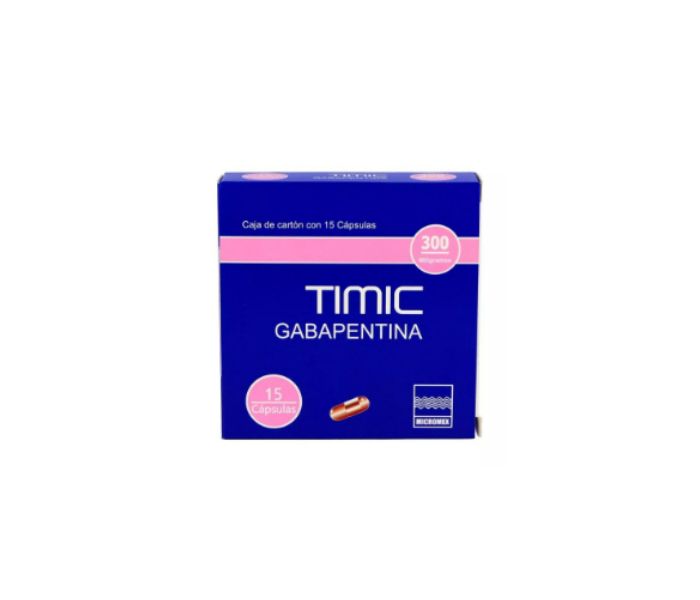 TIMIC (GABAPENTIN) B/15 CAPSULES 300 MG