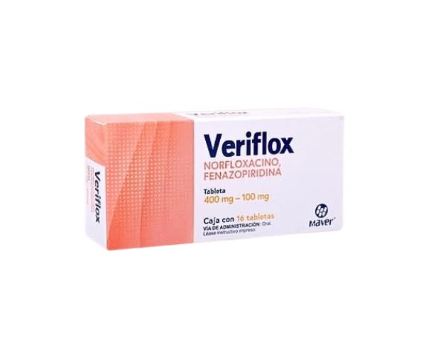 VERIFLOX 400-100MG 16 TABLETAS