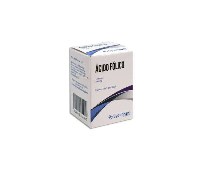 ÁCIDO FÓLICO (ÁCIDO FÓLICO) 5MG 20 TABLETAS