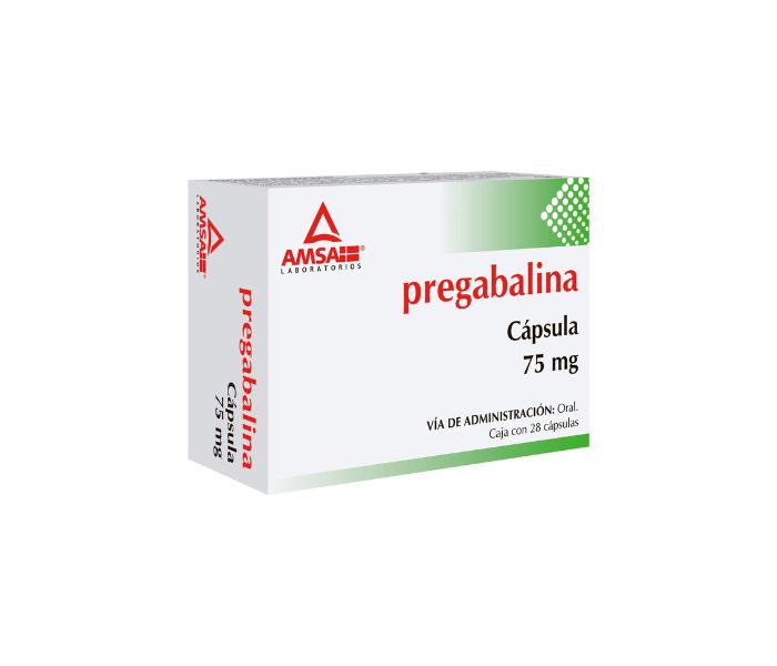 PREGABALIN (AMSA) 75MG 28 CAPSULES