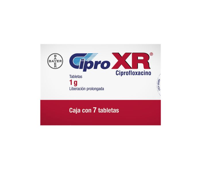 CIPRO XR (ciprofloxacin) 1G 7 TAB