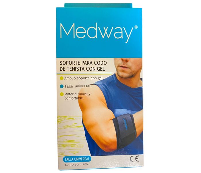 SOPORTE (MEDWAY) PARA CODO DE TENISTA CON GEL TALLA UNIVERSAL 1 PZA