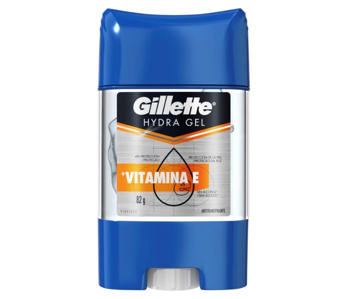 ANTITRANSPIRANTE GILLETTE HYDRA GEL VITAMINA E 82 G