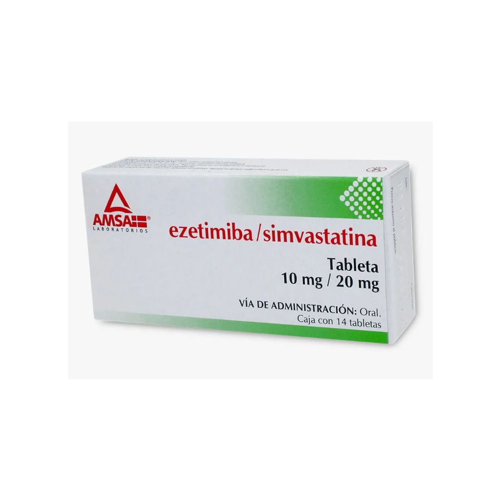 EZETIMIBE/SIMVASTATIN (AMSA) 10MG/20MG 14TABLETS