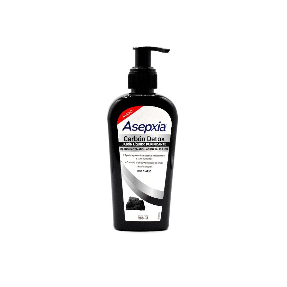 ASEPXIA CARBON DETOX LIQUID SOAP 200ML BTL