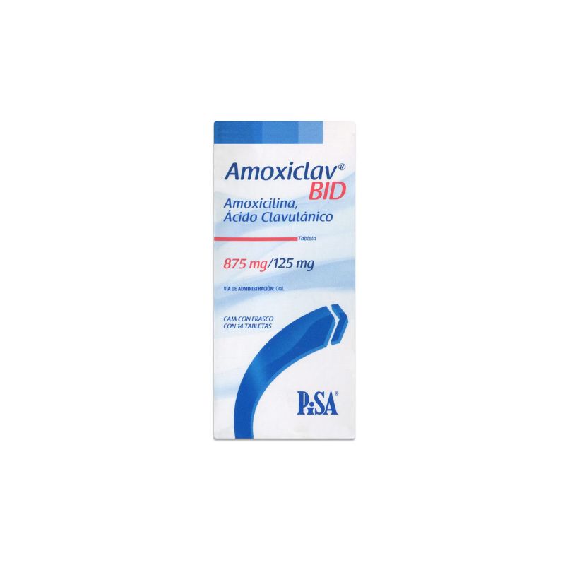 AMOXICLAV BID (AMOXICILLIN / CLAVULANIC ACID) 875MG / 125MG 14TAB