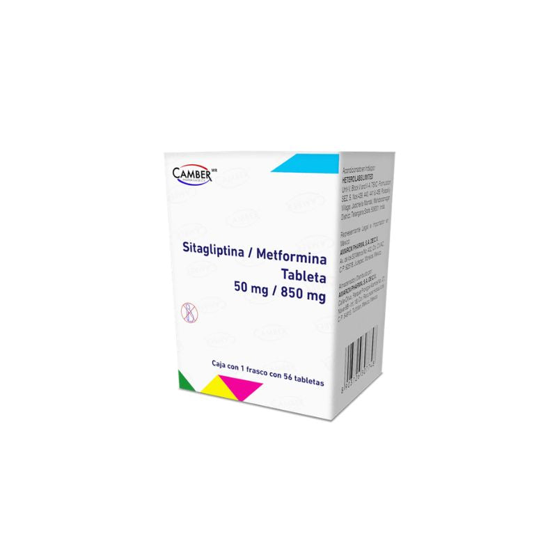SITAGLIPTIN/METFORMIN (Camber) 50MG/850MG 56 TABLETS
