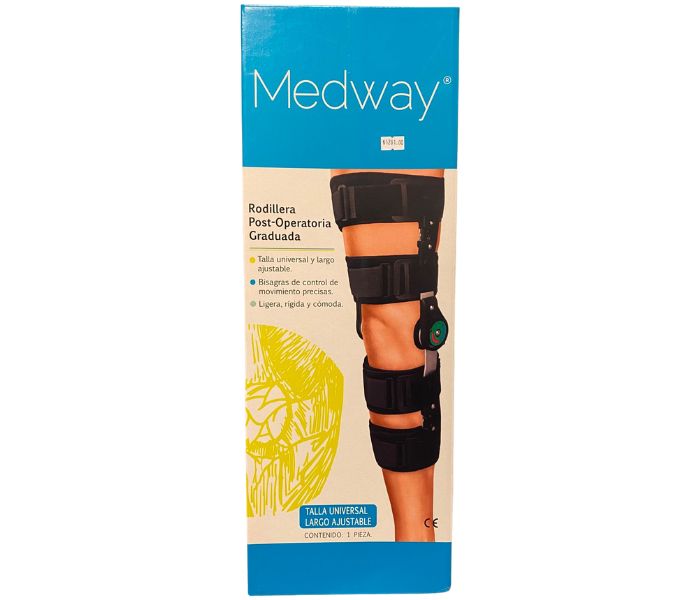 RODILLERA POST-OPERATORIA GRADUADA (MEDWAY) T: Universal 1 Pza