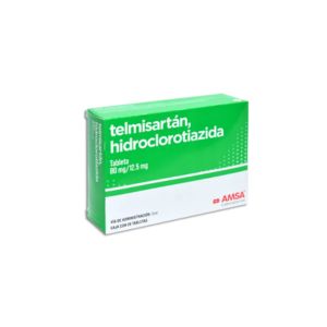 TELMISARTAN/HYDROCHLOROTHIAZIDE (AMSA) 80MG/12.5MG 28 TABS