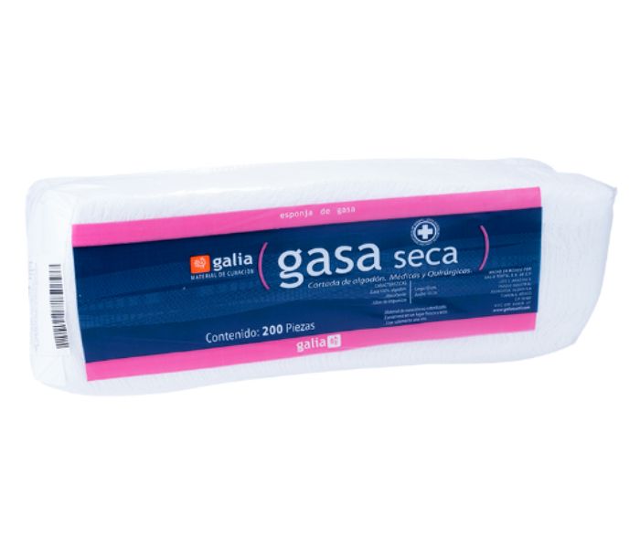 GASA SECA CORTADA (GALIA) 10x10cm C/200 PIEZAS