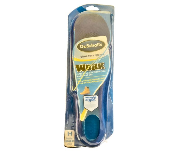 PLANTILLAS EXTRA GRUESA P/HOMBRE (DR. SCHOLL'S) 1 PAR TALLA 26-32