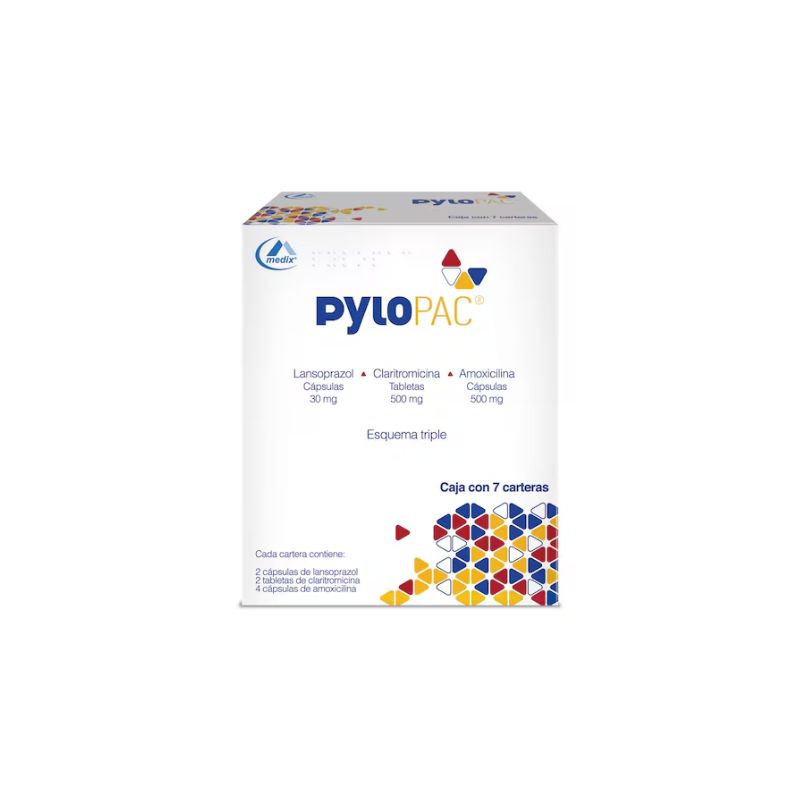 PYLOPAC (LANSOPRAZOLE/CLARITHROMYCIN/AMOXICILLIN) 7 BLISTER