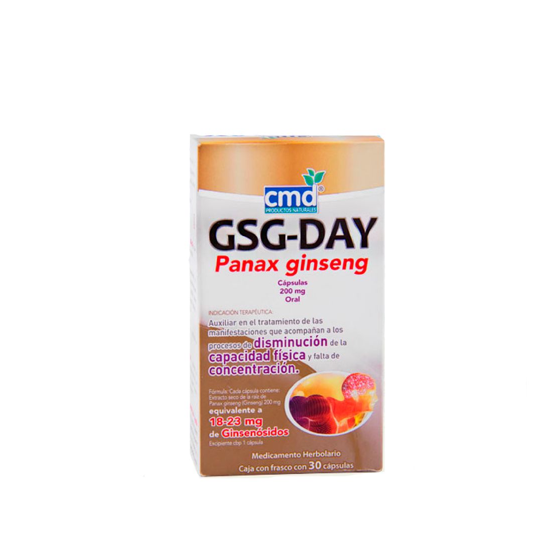 GSG-DAY (PANAX GINSENG) 200MG 30 CAPSULES