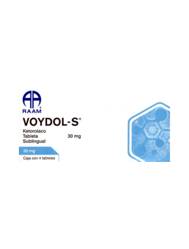 VOYDOL-S (KETOROLAC) 30MG 4 SUBLINGUAL TABLETS