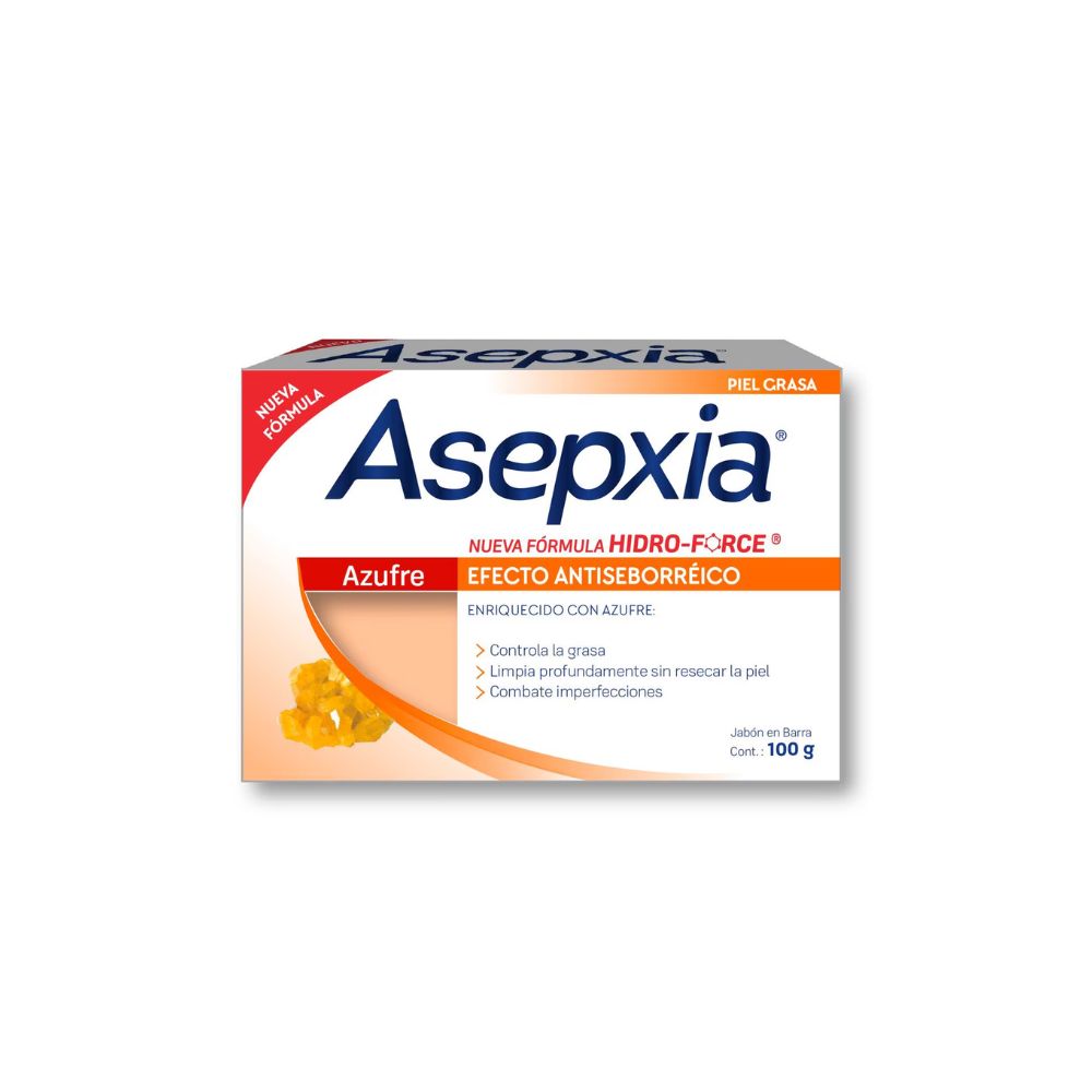ASEPXIA SULFUR ANTI-SEBUM EFFECT OILY SKIN SOAP BAR 100G