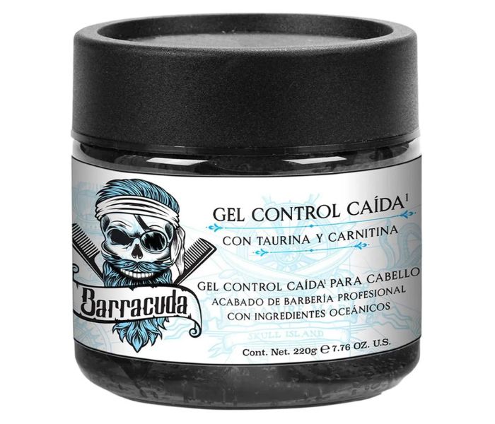 GEL P/CABELLO BARRACUDA CONTROL CAÍDA CON TAURINA Y CARNITINA 220 G