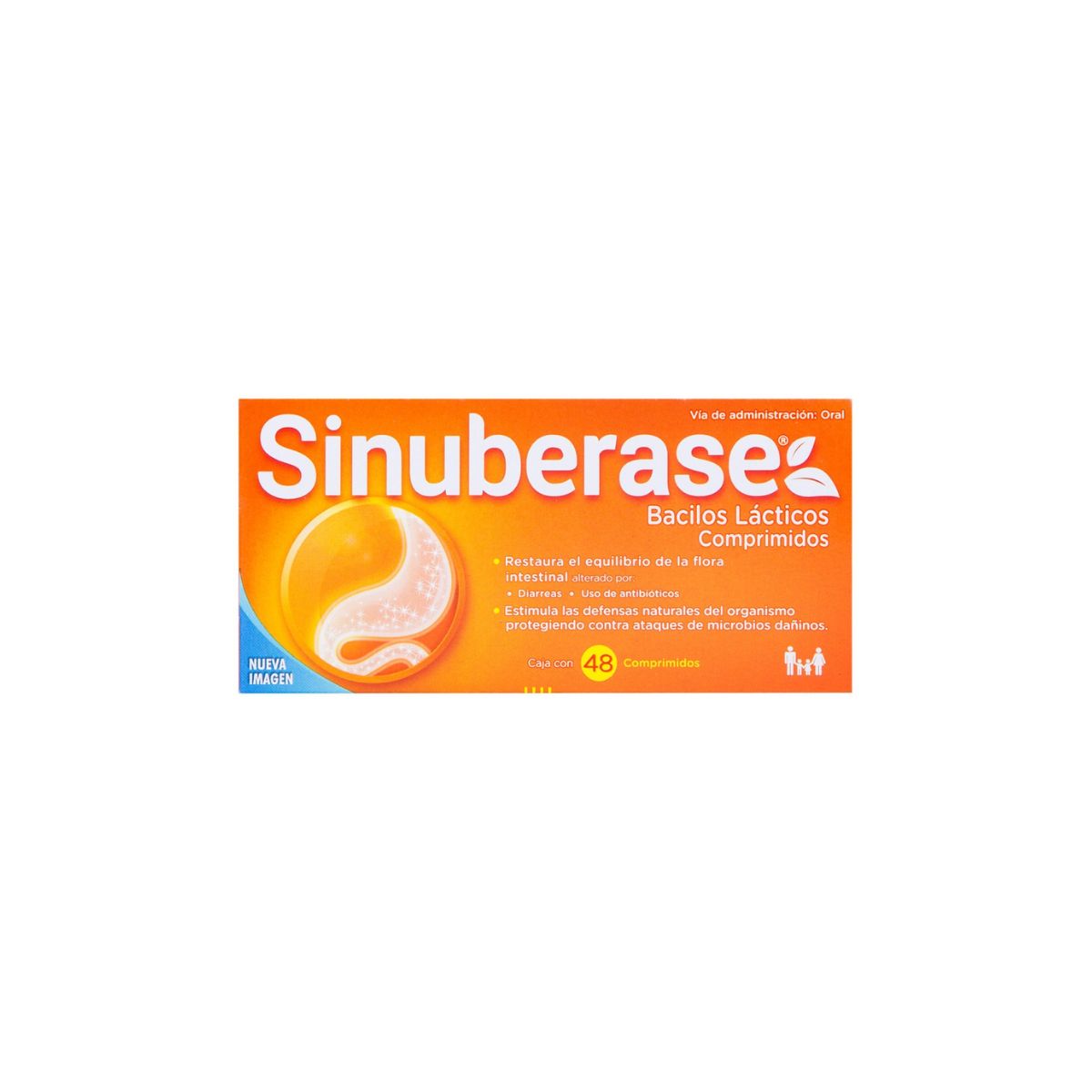 SINUBERASE (LACTIC BACILLI) 1 MILLION CFU 48 TABLETS