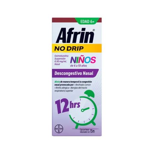 AFRIN (Oximetazolina) NO DRIP NIÑOS SUSP 15 ML