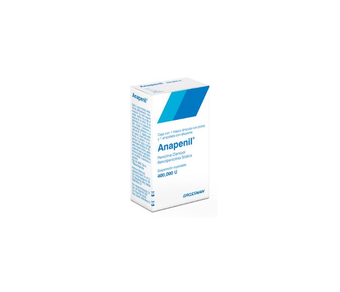 ANAPENIL 400 000 IU VIAL (CLEMIZOLE PENICILLIN/BENZYLPENICILLIN SODIUM)