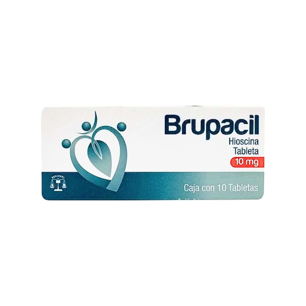 BRUPACIL (HYOSCINE) 10 MG 10 TABLETS