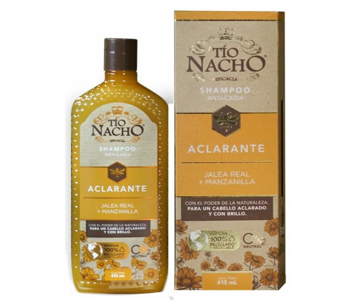 SHAMPOO TIO NACHO ANTI-CAIDA, ACLARANTE 415ML