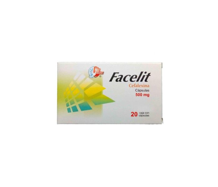 FACELIT (CEFALEXIN) 500MG 20CAPS